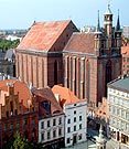 Kościół Najświętszej Marii Panny - widok z wieży ratuszowej