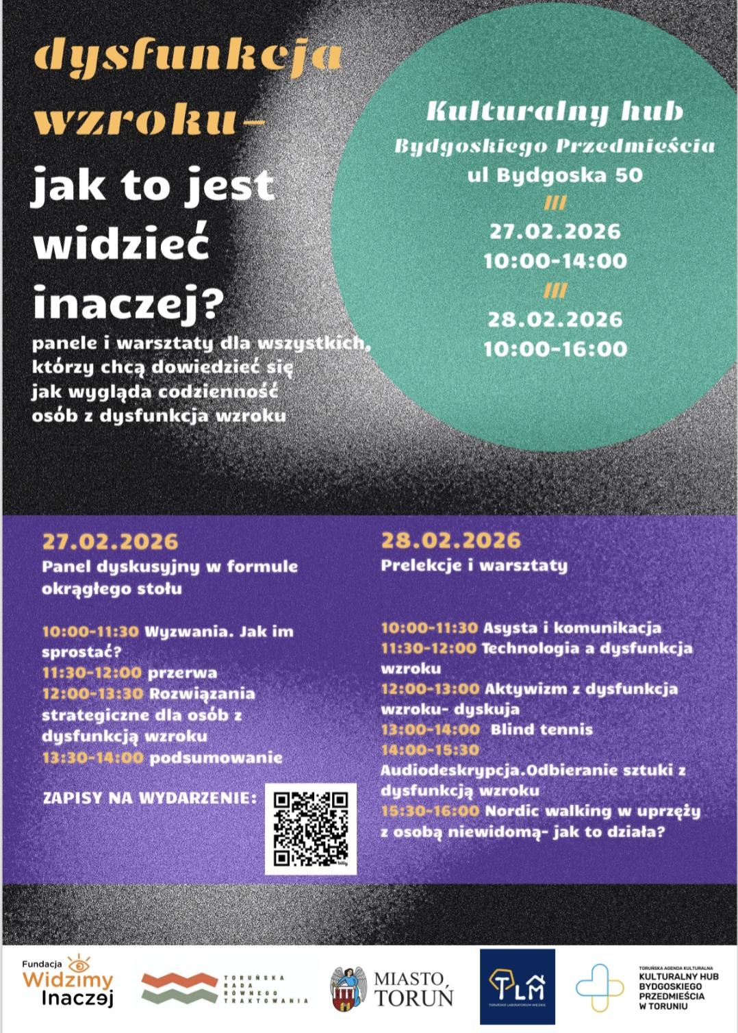  Konferencja "Dysfunkcja wzroku - jak to jest widzieć inaczej?" - program