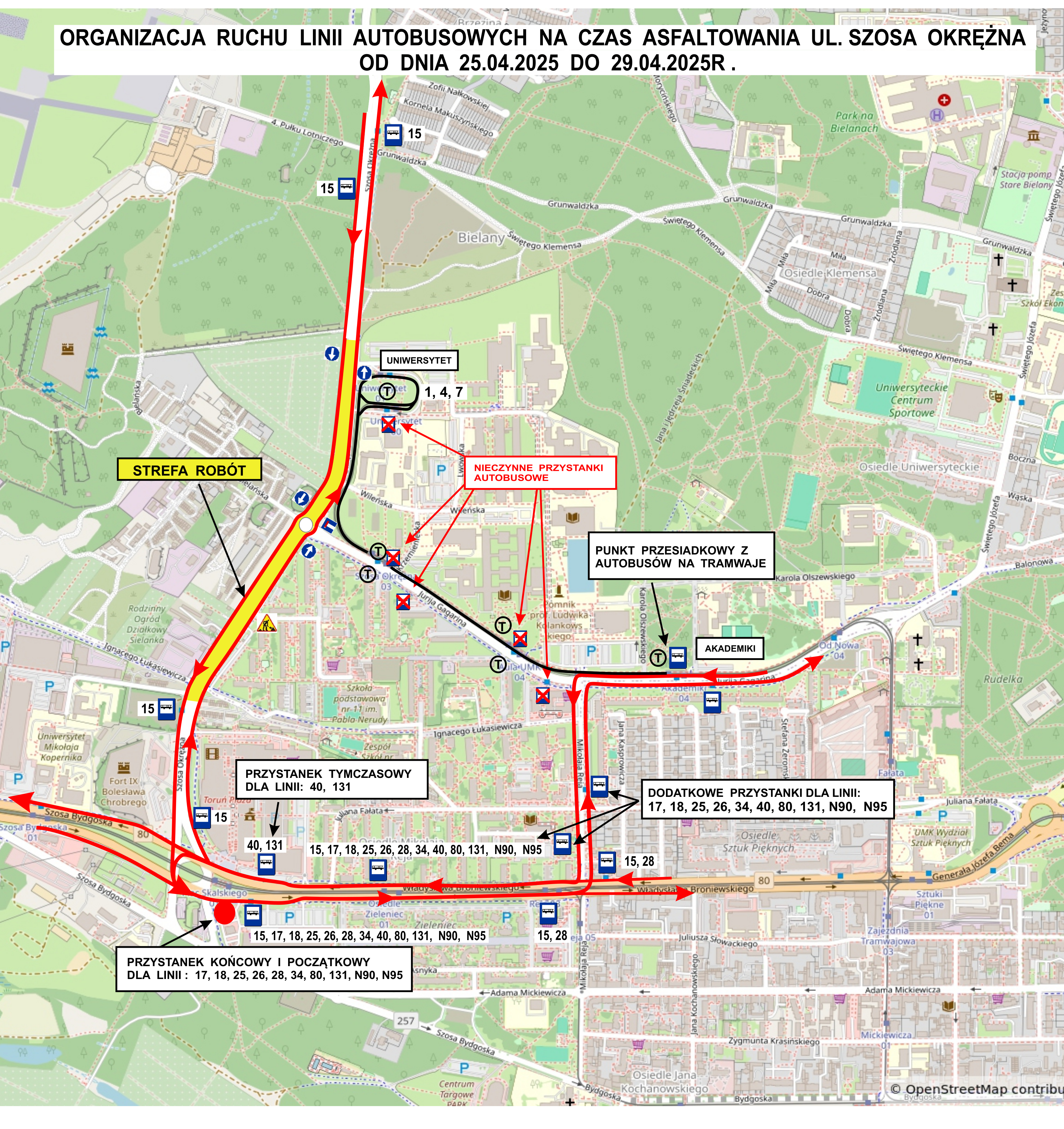 Okrężna - zmiana organizacji ruchu