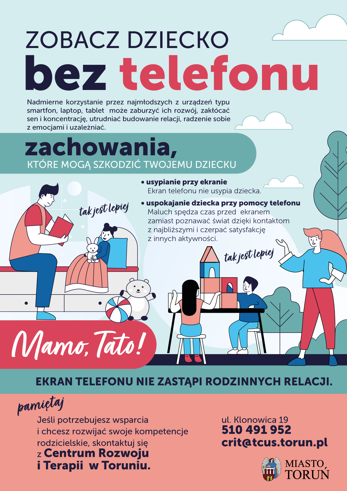 Zobacz dziecko bez telefonu