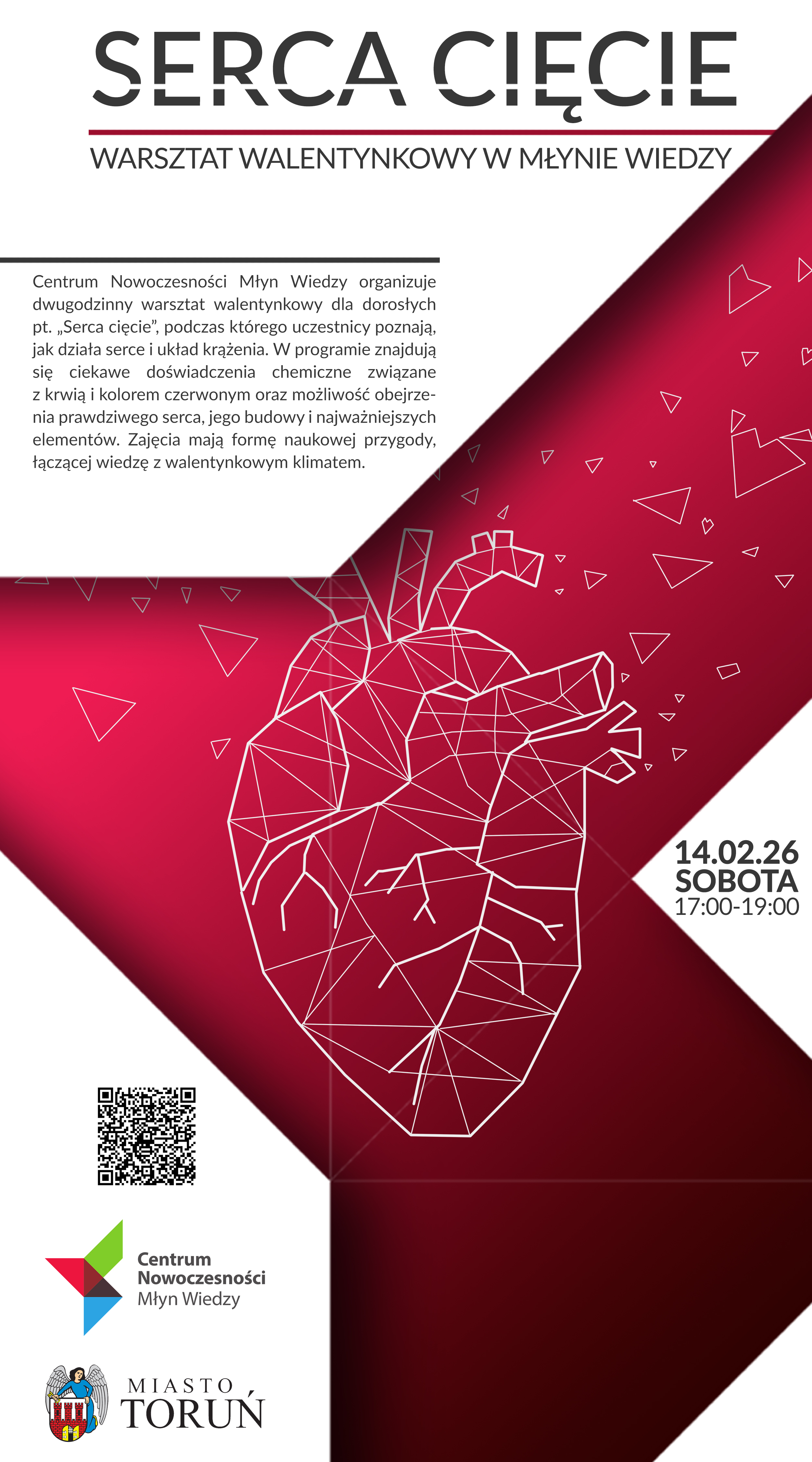 „Serca cięcie” w Centrum Nowoczesności Młyn Wiedzy