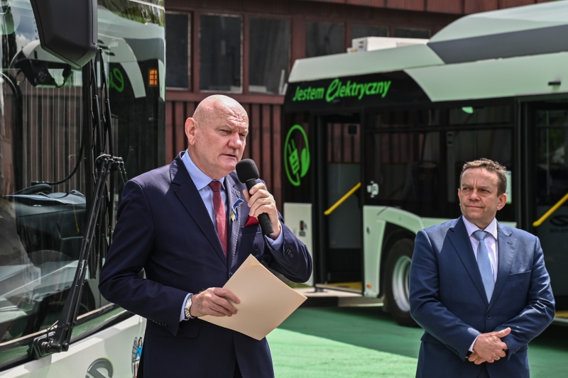 Prezentacja autobusów elektrycznych 31 maja 2022 r.