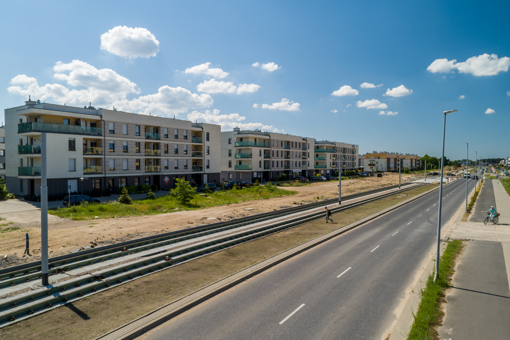 Budowa nowej linii tramwajowej - czerwiec 2022