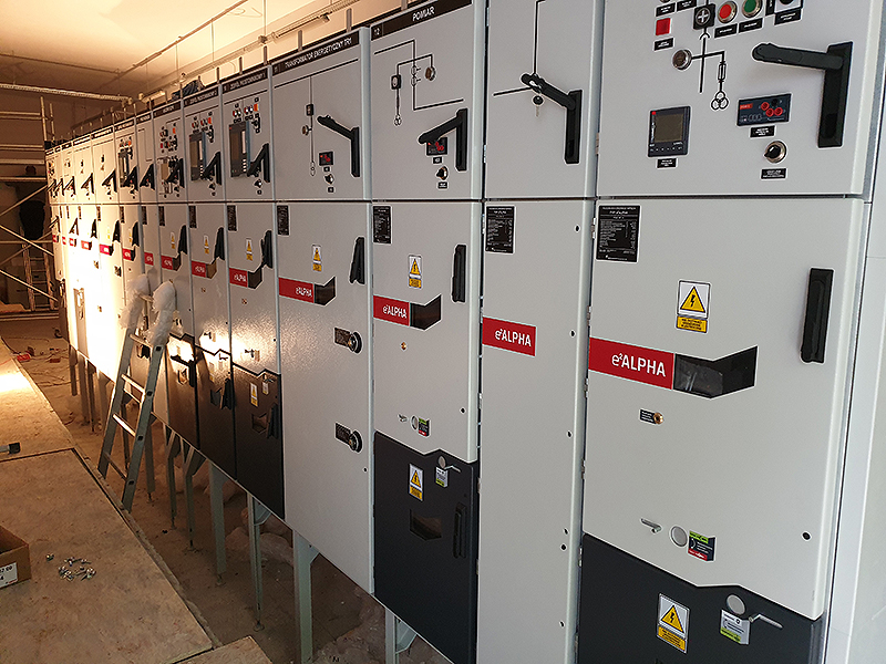 podstacja wewnątrz podstacja wewnątrz