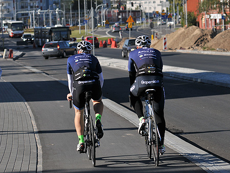Ścieżka rowerowa wzdłuż Trasy Staromostowej