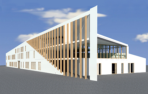 Wizualizacja nowej przystani AZS