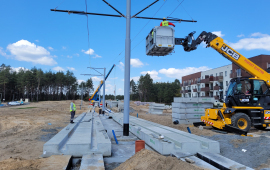 Budowa nowej linii tramwajowej, 9.05.2023 r.