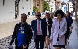 Delegacja UNICEF Polska zwiedzała Toruń, 9.05.2023 r.
