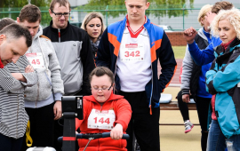 Zdjęcie z galerii V Toruńska Olimpiada Osób Niepełnosprawnych