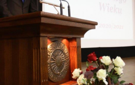Na zdjęciu: prezydent Michał Zaleski podczas inauguracji roku akademickiego