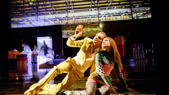 Zdjęcie ze spektaklu, fot. Wojtek Szabelski