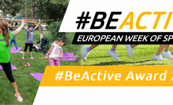 Grafika informująca o  Konkurs #BeActive Awards 2021