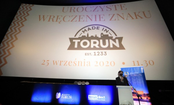 Na zdjęciu: rozpoczęcie gali Made in Toruń