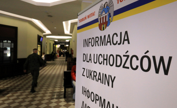 Aktualnie w noclegowej bazie miejskiej Torunia zakwaterowanych jest 227 uchodźców z Ukrainy.