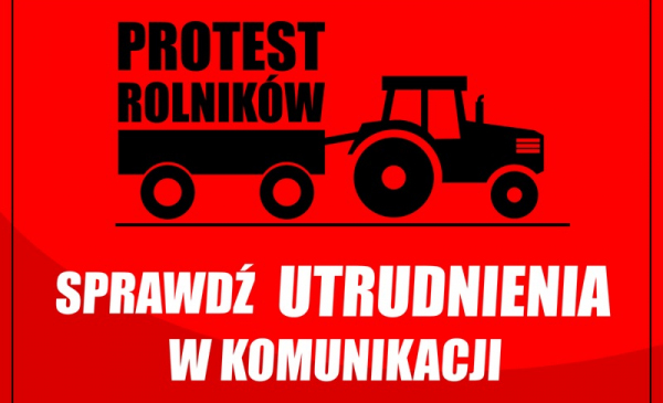 Protesty rolników - zmiany w kursowaniu MZK