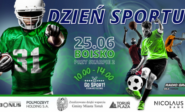 Plakat informujący o Dniu Sportu 2022