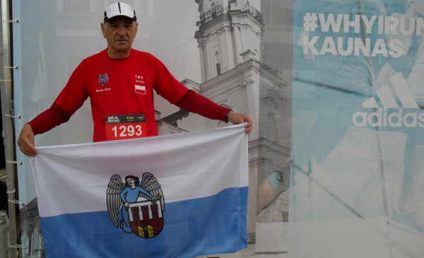Zdjęcie do artykułu: Toruński maratończyk w Kownie