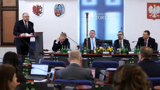 Obrady sesji Rady Miasta Torunia