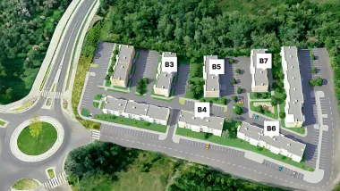 Rzut na budynku planowane w ramach OM Pod Dębową Górą