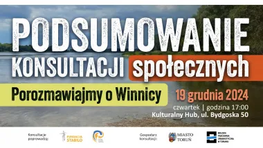 Plakat podsumowanie konslutacji ws. Winnicy