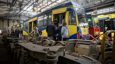 Zajezdnia tętniła życiem