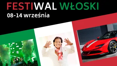Festiwal włoski - plakat