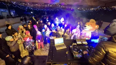 Inauguracja lodowiska sezonowego na Skarpie