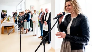 Śniadanie wielkanocne w DPS im. Leona Szumana w Toruniu