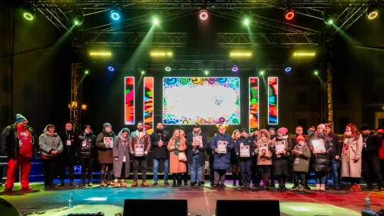 34. Finał WOŚP w Toruniu – Światełko do Nieba na Rynku Staromiejskim