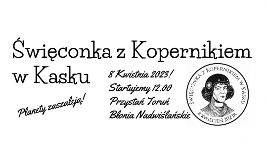 Plakat zapowiadający Święconkę z Kopernikiem w Kasku.