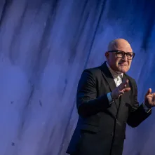 Widzowie obejrzeli spektakl "Belfer" w wykonaniu Przemysława Bluszcza z Teatru Ateneum