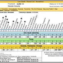 Od niedzieli, 12 października, zostaną zmienione rozkłady jazdy linii nr 10 i 20 w związku ze zwiększeniem częstotliwości kursowania autobusów. 
