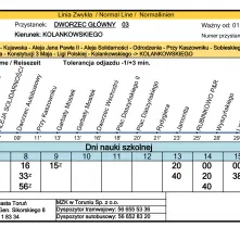 Rozkład jazdy 22- Dworzec Główny