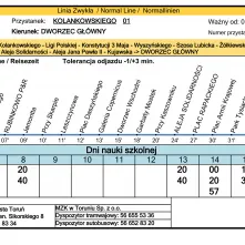 Rozkład jazdy 22- Kolankowskiego