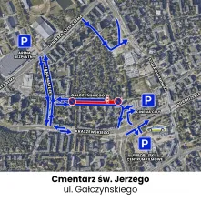 Organizacja ruchu przy toruńskich cmentarzach