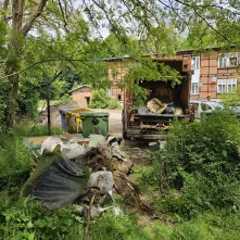 We wschodniej części Winnicy usunięto blisko 7 ton odpadów na nielegalnym wysypisku