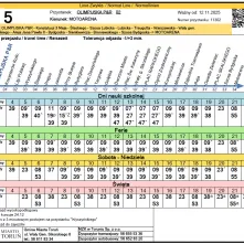 Od 12 listopada br. nastąpią zmiany w komunikacji miejskiej.