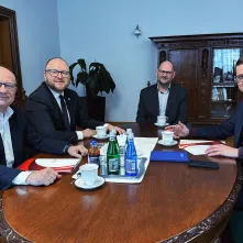 Samorządowcy spotkali się również z wojewodą kujawsko-pomorskim. 