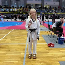 Julia Masłowska z medalem