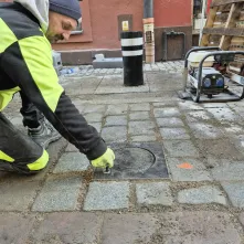  Słupki wokół Rynku Staromiejskiego