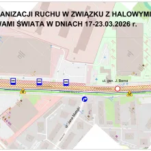 13 marca br. zostanie udostępniona do ruchu Trasa Staromostowa na odcinku od ul. Dekerta do pl. Niepodłegłości.