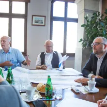 Spotkanie z kupcami ws. Trasy Staromostowej, 20.08.2024 r.