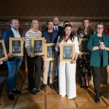 Uczestnicy konkursu "Wzorcowy zielony ogrodek starówki 2024"