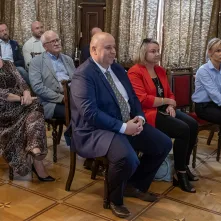 Publicznośc finału konkursu "Wzorcowy zielony ogrodek starówki 2024"