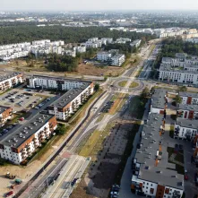 Osiedle Jar i budowa szkoły przy ul. Grasera z lotu ptaka, fot. Sławomir Kowalski