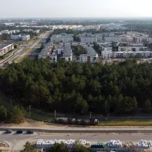 Osiedle Jar i budowa szkoły przy ul. Grasera z lotu ptaka, fot. Sławomir Kowalski