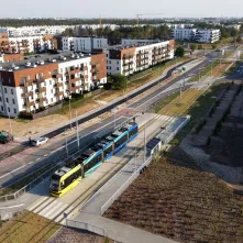 Osiedle Jar i budowa szkoły przy ul. Grasera z lotu ptaka, fot. Sławomir Kowalski