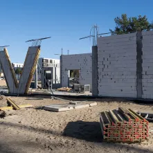 Budowa szkoły podstawowej przy ul. Grasera - stan prac na 4.11.2024 r.