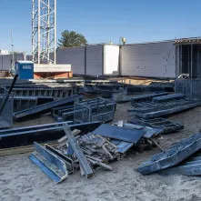 Budowa szkoły podstawowej przy ul. Grasera - stan prac na 4.11.2024 r.