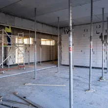 Budowa szkoły podstawowej przy ul. Grasera - stan prac na 4.11.2024 r.